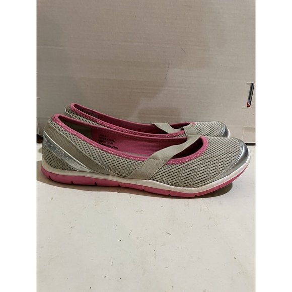 U.S. Polo Assn. Women's size 10 Gray Mesh Memory Foam Mary Jane Flats shoes - Picture 5 of 8